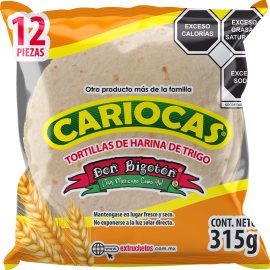 Tortilla de harina Cariocas Don Bigoton